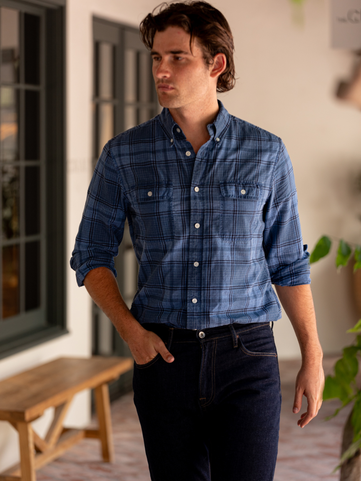 トップス INDIVIDUALIZED SHIRT ATHLETIC FIT L TAILORED ATHLETE - US | ATHLETIC FIT MENSWEAR