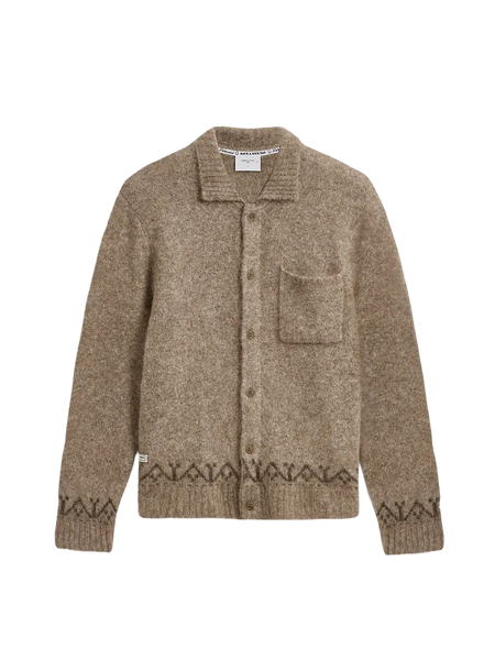 Novel Collared Cardigan