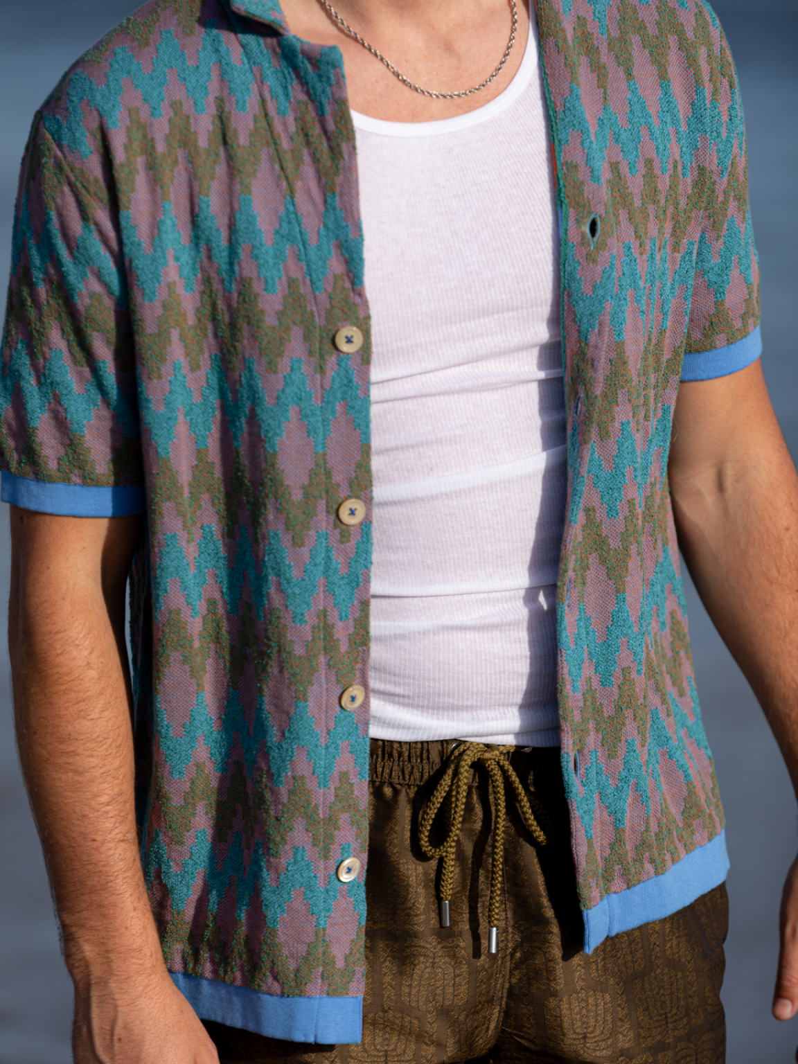 トップス DISCOVERED LAME BONE&HEART KNIT Grand Le Mar | Modern Comfort with Dickie Knit. – Grand Lè Mar