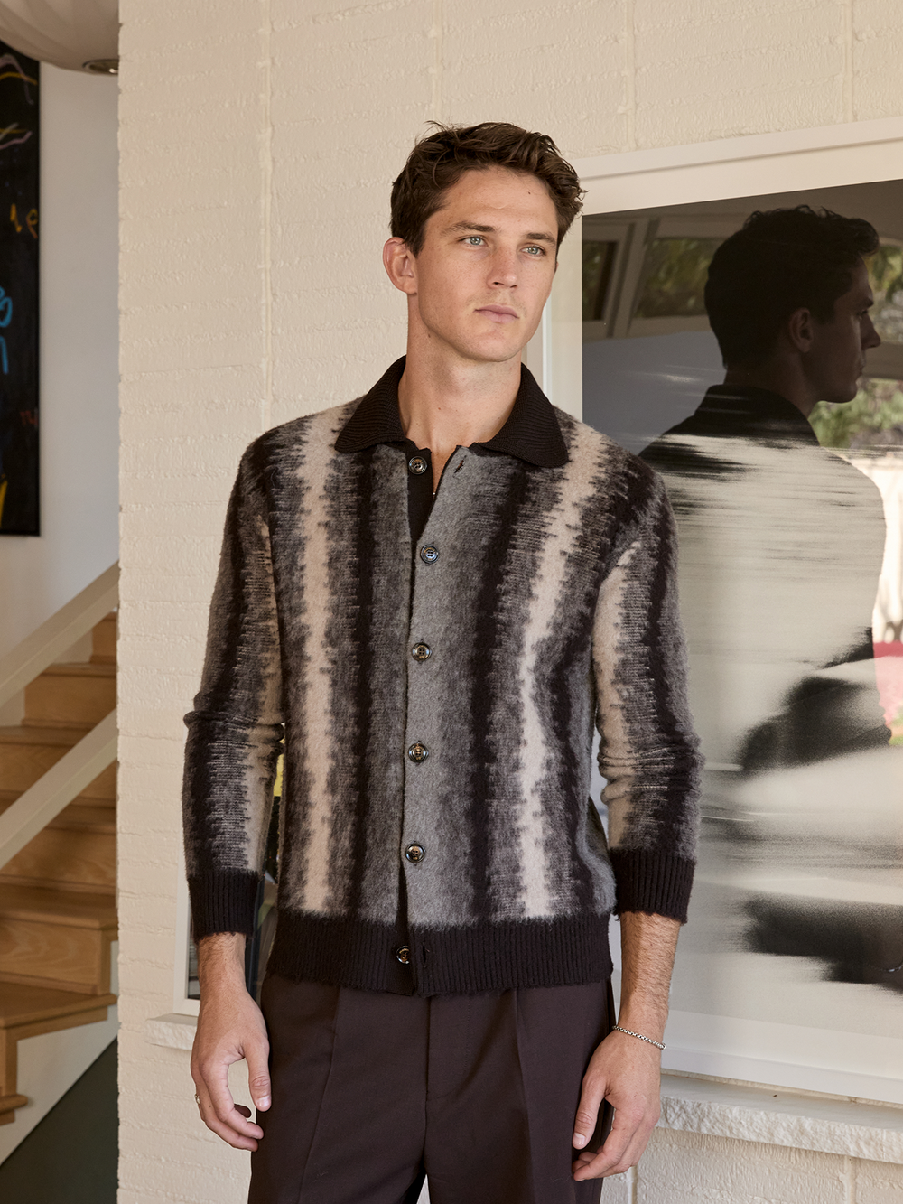 Fluffy Wool Cardigan