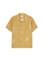 Linen Print Shirt