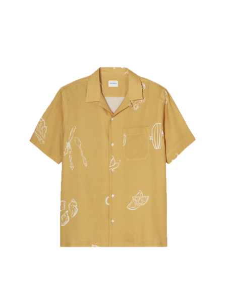 Linen Print Shirt